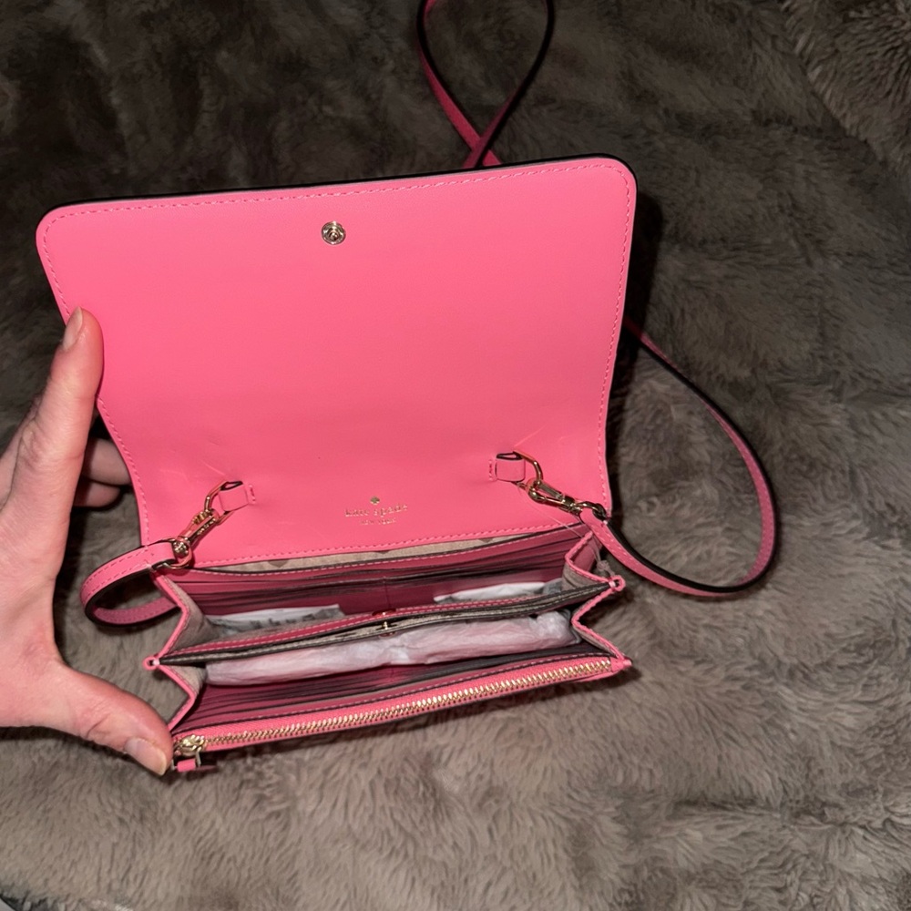 BRAND NEW KATE SPADE PURSE LEATHER GOLD HARDWARE - Picture 5 of 9